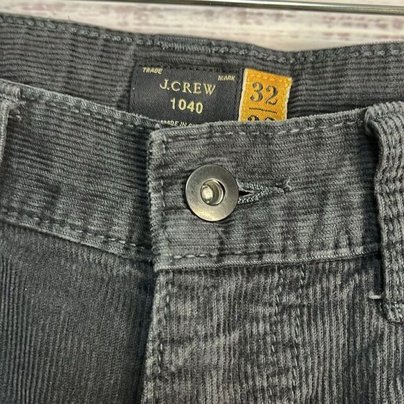 J. Crew 1040 Corduroy Pants Mens 32x32 Dark Blue Gray - Picture 4 of 9